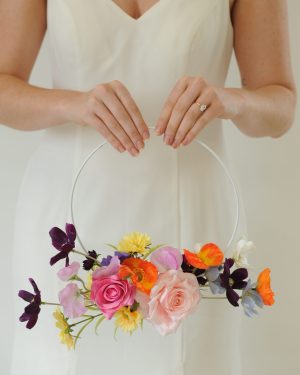 Megan Floral Hoop