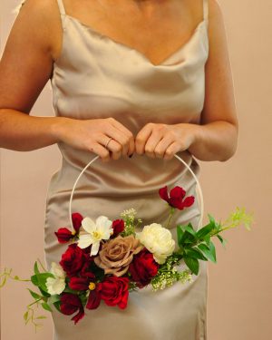 Scarlett Floral Hoop