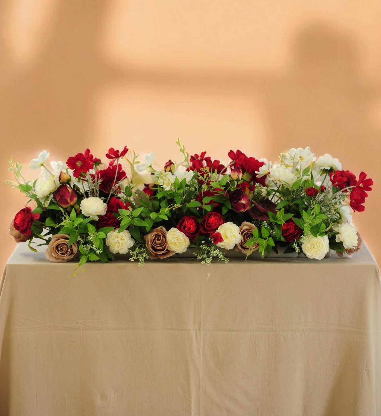 Scarlett floral pillars