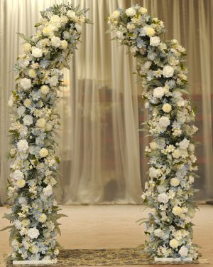 Elizabeth Floral Pillars