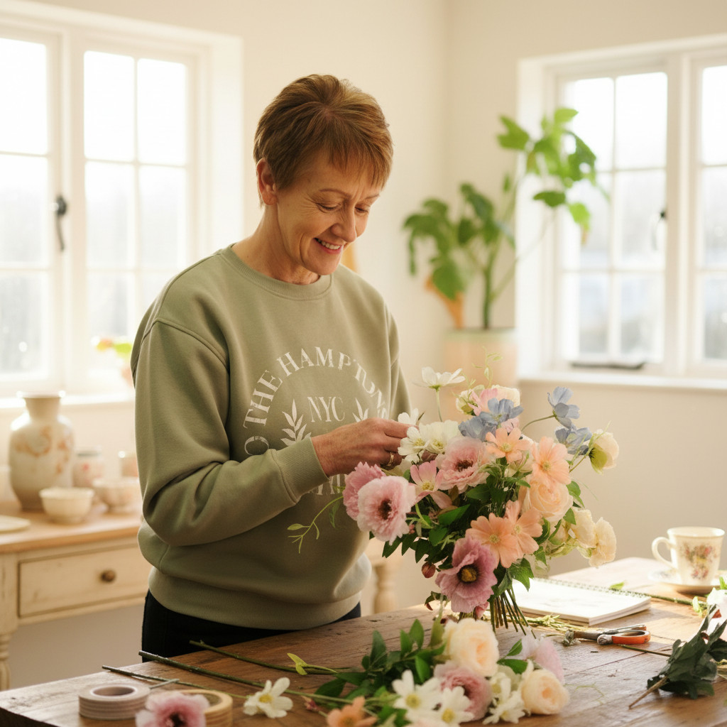 Wedding florist behind Hire & Admire Blooms