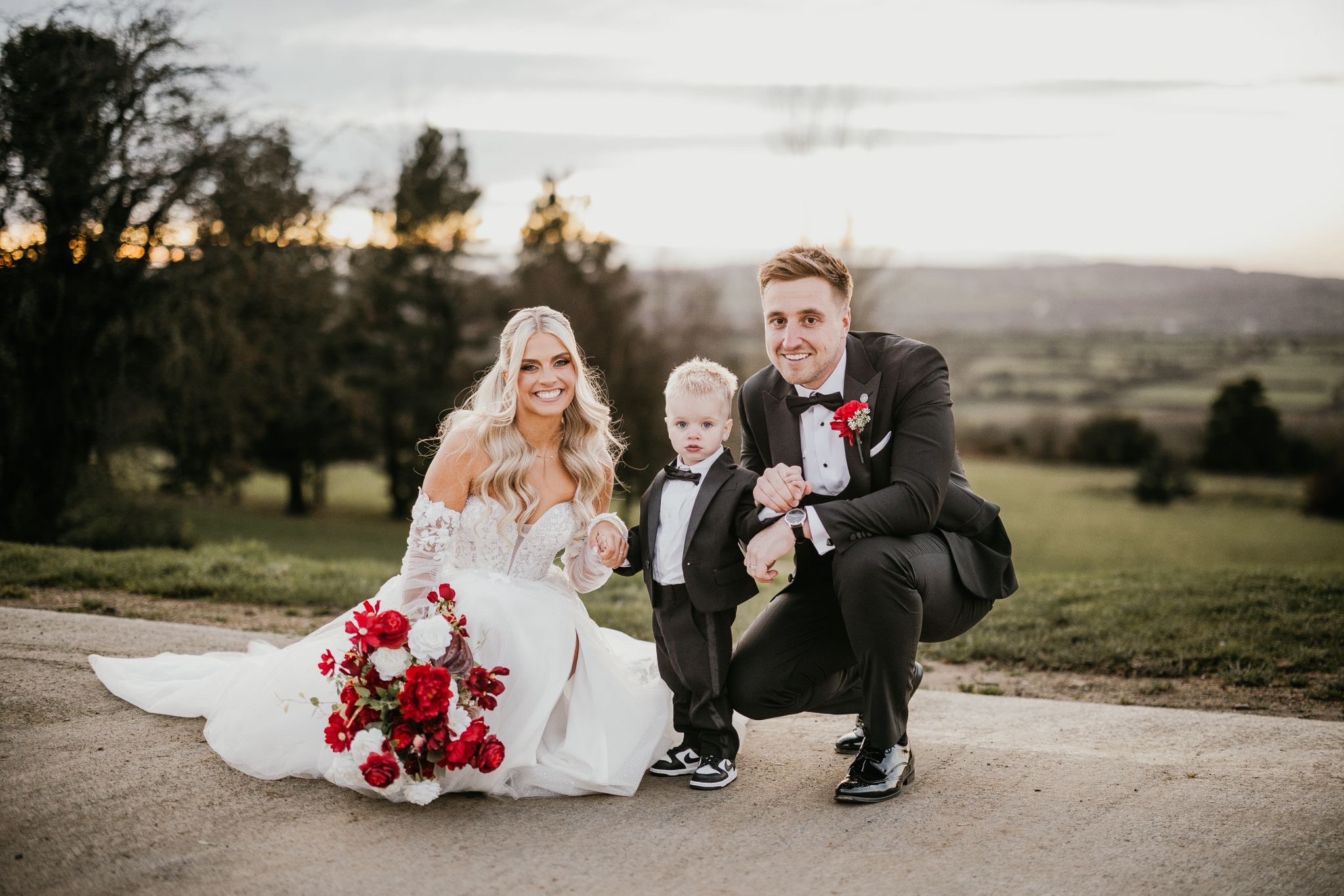 Scarlett bridesmaid bouquet